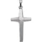 Childrens Sterling Silver Star Cross Pendant Necklace, 16"