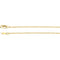 1.25mm 18k Yellow Gold Rope Chain, 18"