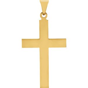 Western Cross 18k Yellow Gold Pendant (31X18MM)