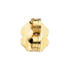 14k Yellow Gold Greek Saltire Cross and Black Tahitian Pearl Earrings
