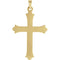 Men's 14k Yellow Gold Cross Pendant (33x23.5MM)