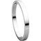 10k White Gold 2mm Slim-Profile Flat Band