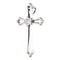 Diamond Cross Rhodium-Plated 14k White Gold Pendant (.13 Ct, G-H Color, I1 Clarity)