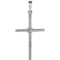 Platinum Rope Cross Pendant (25.4x16.2 MM)