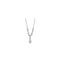 14k White Gold .25 Cttw. Diamond Necklace