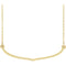 Freeform Bar Necklace, 14k Yellow Gold, 18"