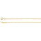 14k Yellow Gold 1.25mm Rope Chain, 18"