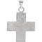 Greek Cross Rhodium-Plated 14k White Gold Pendant (15.50X14.00 MM)