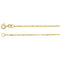 1.25mm 14k Yellow Gold Alternating Diamond-Cut Bead Chain, 18"