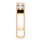 Men's Diamond Beaded Ring, 14k Rose Gold (1 Ctw, Color G-H, SI2-SI3) Size 13.5
