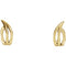 Freeform J-Hoop Earrings, 14k Yellow Gold