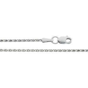 1.5mm 14k Yellow Gold Diamond Cut Wheat Chain, 18"