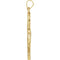 Men's Congo Cross 14k Yellow Gold Pendant