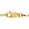 14k Yellow Gold 1.75mm Box Chain, Extender Safety Chain, 2.25"