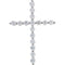 Diamond Cross 14k White Gold Pendant (1.25 Ctw, G-H Color, I1 Clarity)