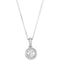 Diamond Entourage Platinum Pendant Necklace, 18" (3/4 Cttw)