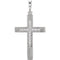 Diamond Cross Pendant, Sterling Silver (.08 Ctw, Color G-H, Clarity I1)