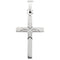 True Cross 14k White Gold Pendant (18X12MM)