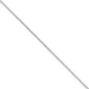 4.8mm, Men's Stainless Steel Curb Chain with Lobster Clasp 18"