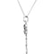 Sterling Silver Key of Strength for a Father Pendant Necklace 18"