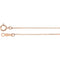 1 mm 14k Rose Gold Diamond Cut Cable Chain, 20"