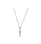 The Men's Jewelry Store (for HER) Diamond 'XO' Sterling Silver Pendant Necklace,18" (1/10 Cttw)