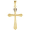 Star Cross 14k Yellow Gold Pendant