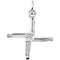 St. Bridget's Cross 14k White Gold Pendant