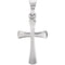 Cross Pendant, Sterling Silver (28.5x19MM)