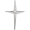 Star of Bethlehem Diamond Cross Rhodium-Plated 14k White Gold Pendant (.25 Ct, G-H Color,SI1 Clarity)