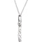 Diamond Cross Rhodium-Plated 14k White Gold Necklace, 18" (.05 Ctw, H+ Color, I1 Clarity)