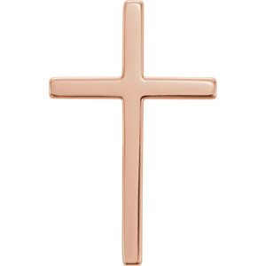 True Cross 14k Rose Gold Pendant (25.75x15.75MM)