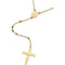 Elegant Rosary 14k Yellow Gold Necklace, 16"