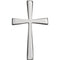 Roman Cross 14k White Gold Pendant