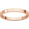 Slim-Profile 1.2mm Flat Stacking Band, 14k Rose Gold