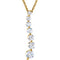 Diamond 'Journey' Necklace in 14k Yellow Gold, 18" (1/2 Cttw)