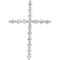 Platinum Diamond Cross Pendant (.625 Ctw, G-H Color, I1 Clarity)