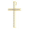 Diamond Cross 14k Yellow Gold Pendant (.38 Ctw, G-H Color, I1 Clarity)