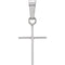 Petite Cross 14k White Gold Pendant (12X8MM)