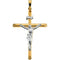 Two Tone Crucifix Pendant