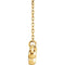 Bezel-Set Diamond Bar Necklace, 14k Yellow Gold, 16-18" (0.5 Ctw, G-H Color,I1 Clarity)