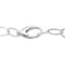 Sterling Silver Loop Link Chain, 18"