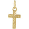 Youth Cross 14k Yellow Gold Pendant (10X6MM)