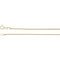 .85mm 14k Yellow Gold Baby Wheat Chain, 16"