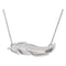 Platinum Fancy Angel Wing Necklace, 16-18"