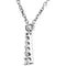 Diamond Initial 'A' Rhodium Plate 14K White Gold (1/8 Cttw, GH Color, I1 Clarity), 16.25"