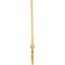 Shark Tooth Necklace in 14k Yellow Gold, 16-18"