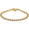 Diamond Line Bracelet, 14k Yellow Gold, 7.25" (4.5 Cttw, GH Color , I1 Clarity )