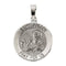 14k White Gold Round St. Andrew Medal (15 MM)