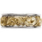 8.5mm 14k Yellow Gold Hand Engraved Cut Out Design Band, Size 8.5